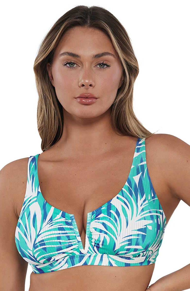 Sunsets: Sea Breeze Sandbar Rib Vienna V-Wire Top