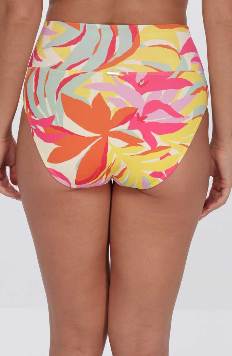 Sunsets: Tropicolor Crepe Hannah High Waist Bottom