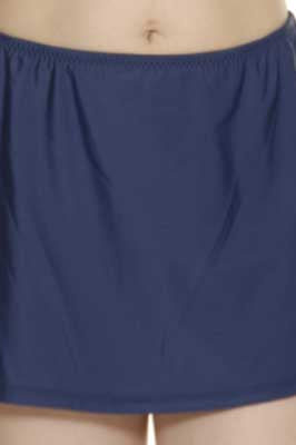 T.H.E: Plus Size Skirted Bottom - NAVY