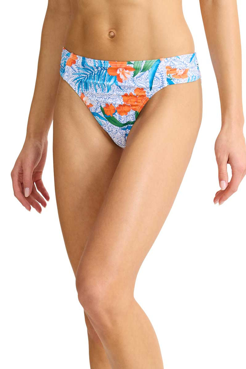 Tommy Bahama: Goa Tropical Shirred Hipster Bikini Bottom