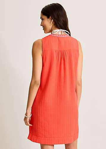 Tommy Bahama: Pico Bay Sold Split Neck Coverup Dress