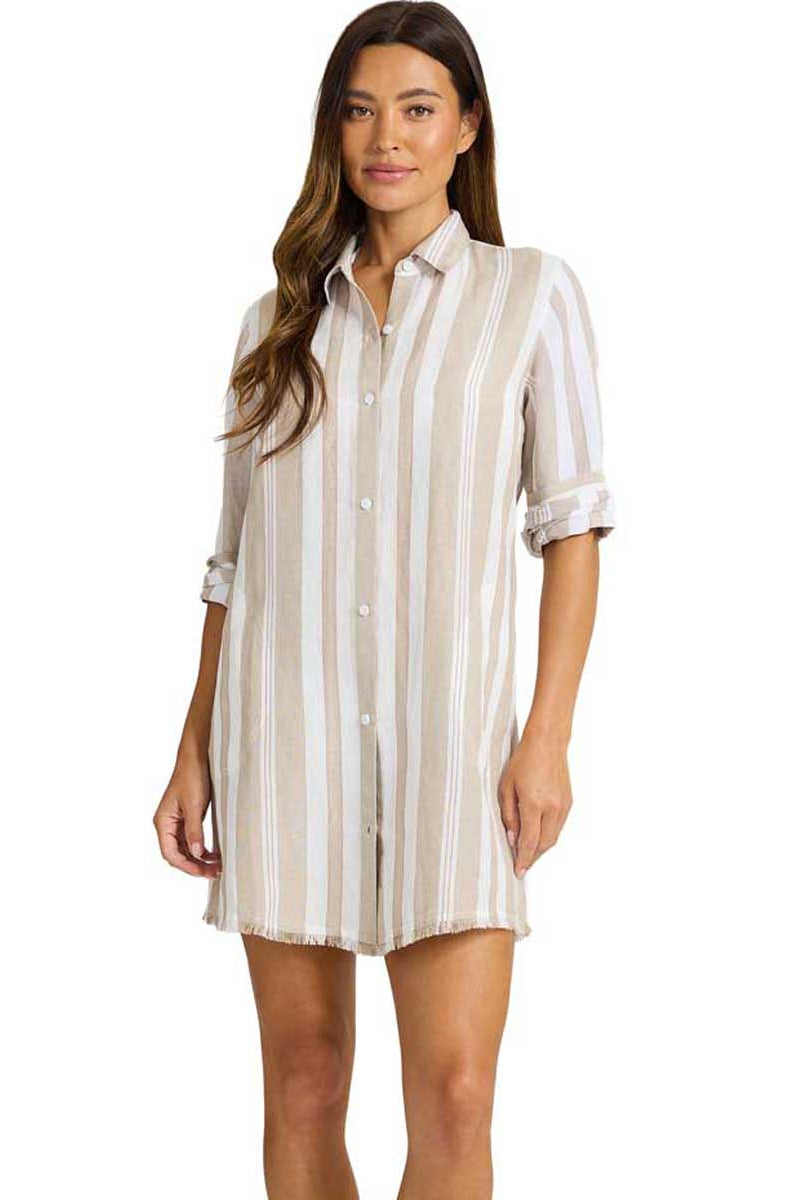 Tommy Bahama: St.Lucia Striped Boyfriend Shirt