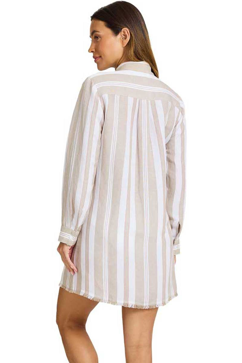Tommy Bahama: St.Lucia Striped Boyfriend Shirt