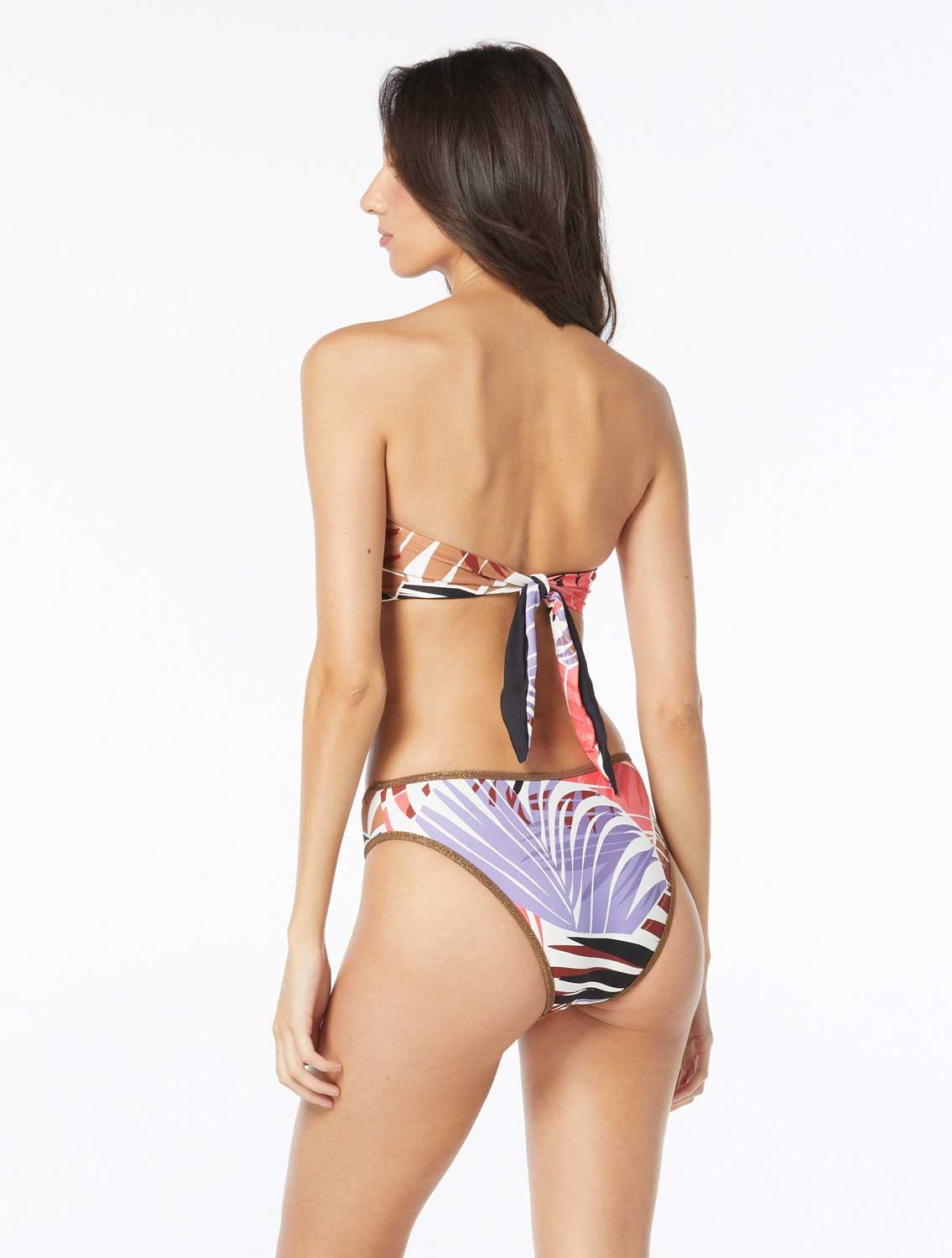 Vince Camuto: Riviera Palm Reversible Bandeau Bikini Top