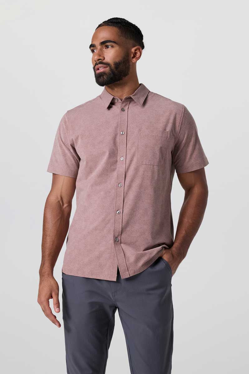 Vuori: Bridge Button Down Short Sleeve Shirt