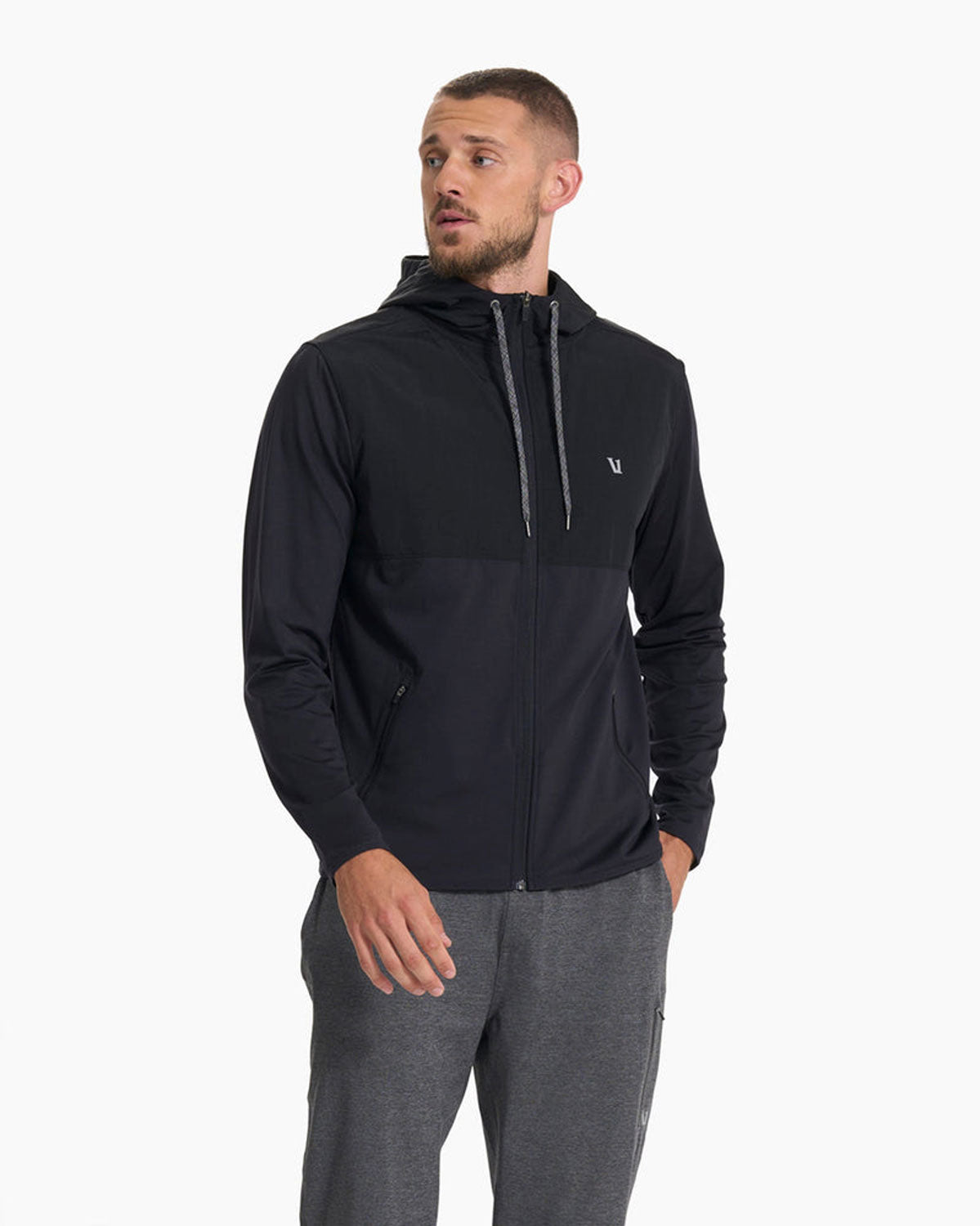 Vuori Sunday Element Jacket in Black