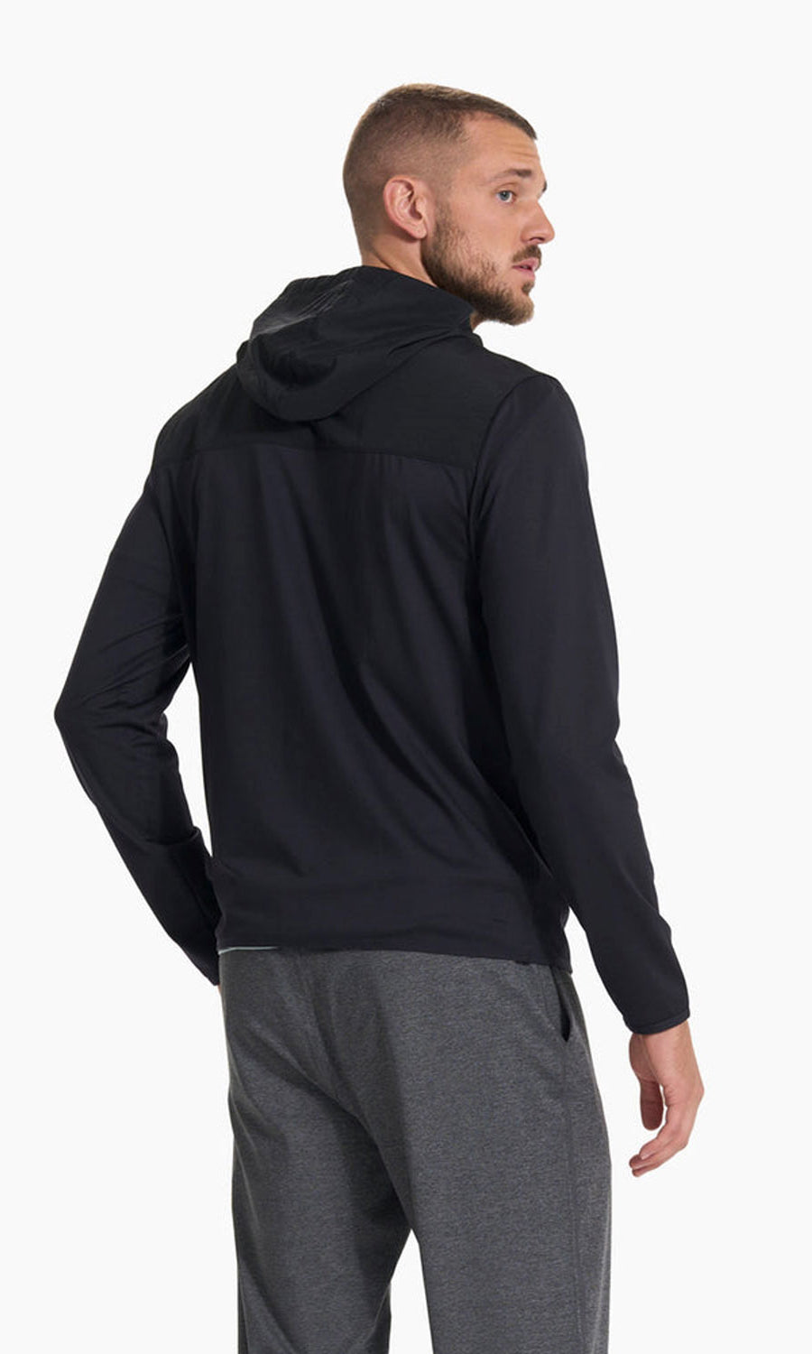 Vuori Sunday Element Jacket in Black, alternate view