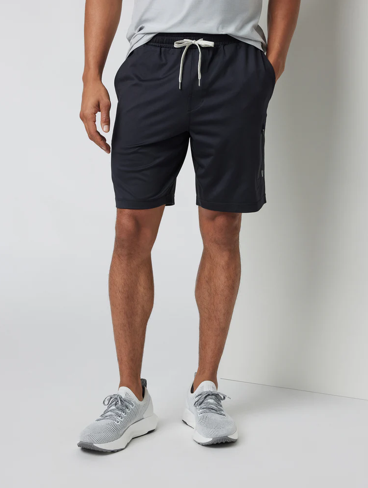 Vuori Sunday Performance Short in Black