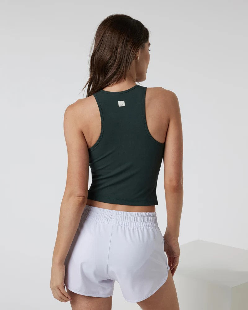 Vuori Women's Pose Plyo Tank in Black, alternate view