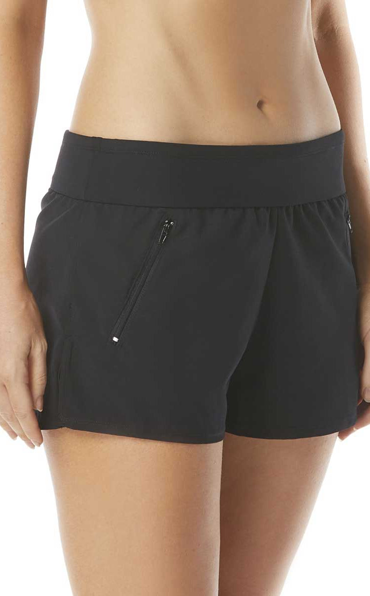 Beach House: Paloma Beach Solids Stretch Woven Beach Short