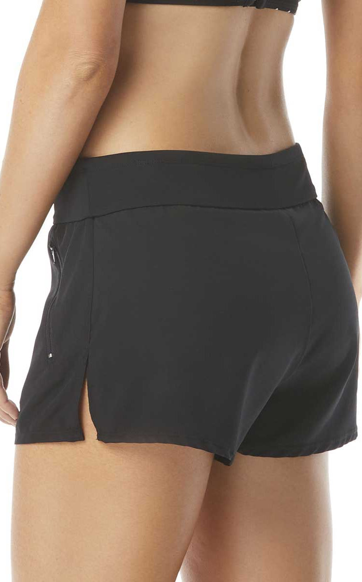 Beach House: Paloma Beach Solids Stretch Woven Beach Short