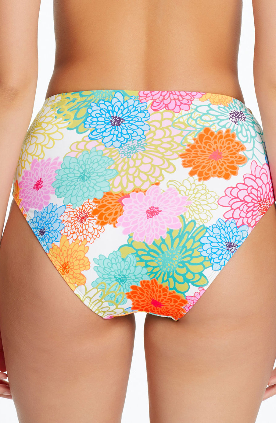 Bleu: Fresh Picks Shirred High Waist Bikini Bottom