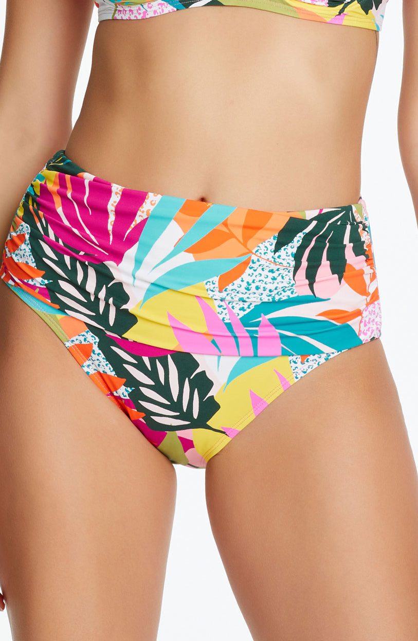 Bleu: Wild At Heart High Waisted Bikini Bottom