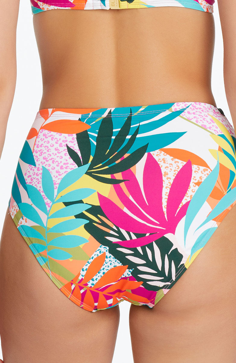 Bleu: Wild At Heart High Waisted Bikini Bottom