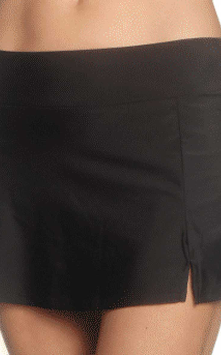 Ceeb: Plus Size Solid Skirted Bottom