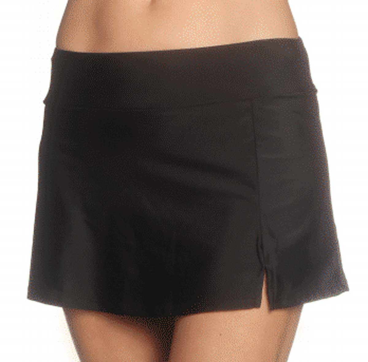 Ceeb: Plus Size Solid Skirted Bottom
