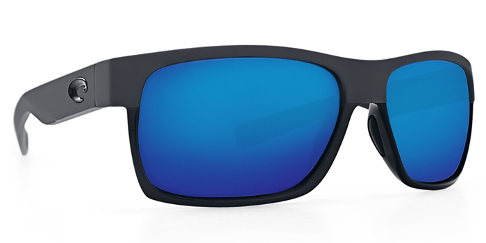 Half Moon Polarized Sunglasses in Blue Mirror