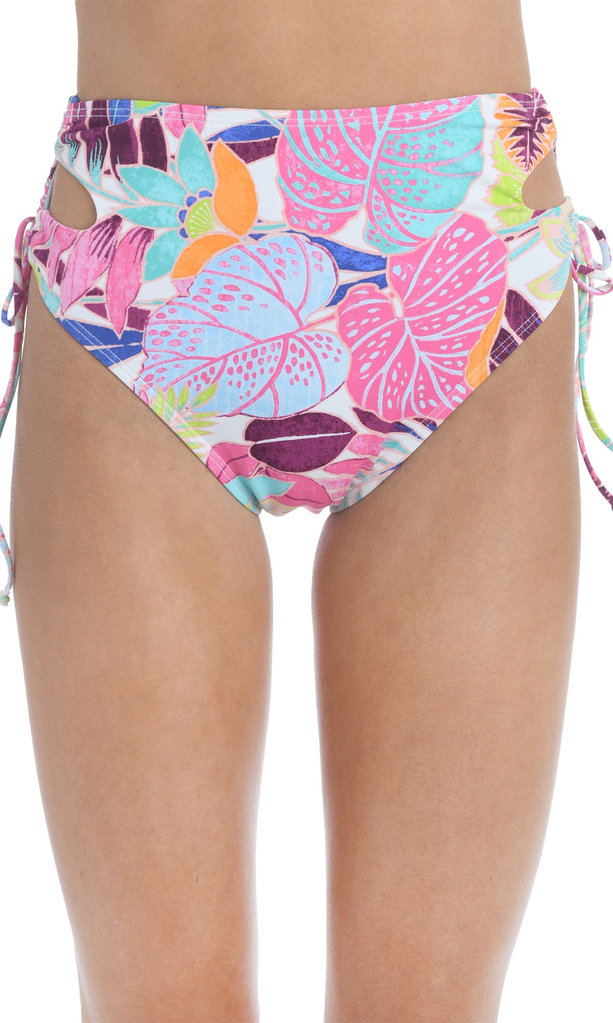 Hobie: Bali Hai Laced Up High Waist Bottom