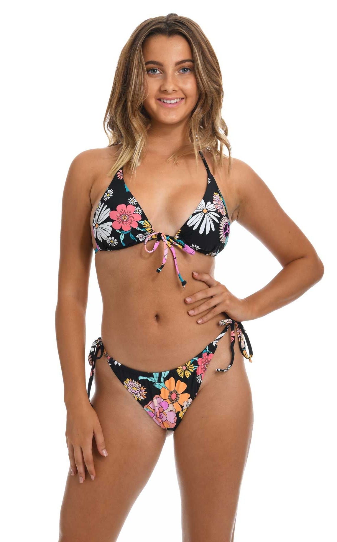 Hobie: Peace, Love, & Daisies Triangle Top
