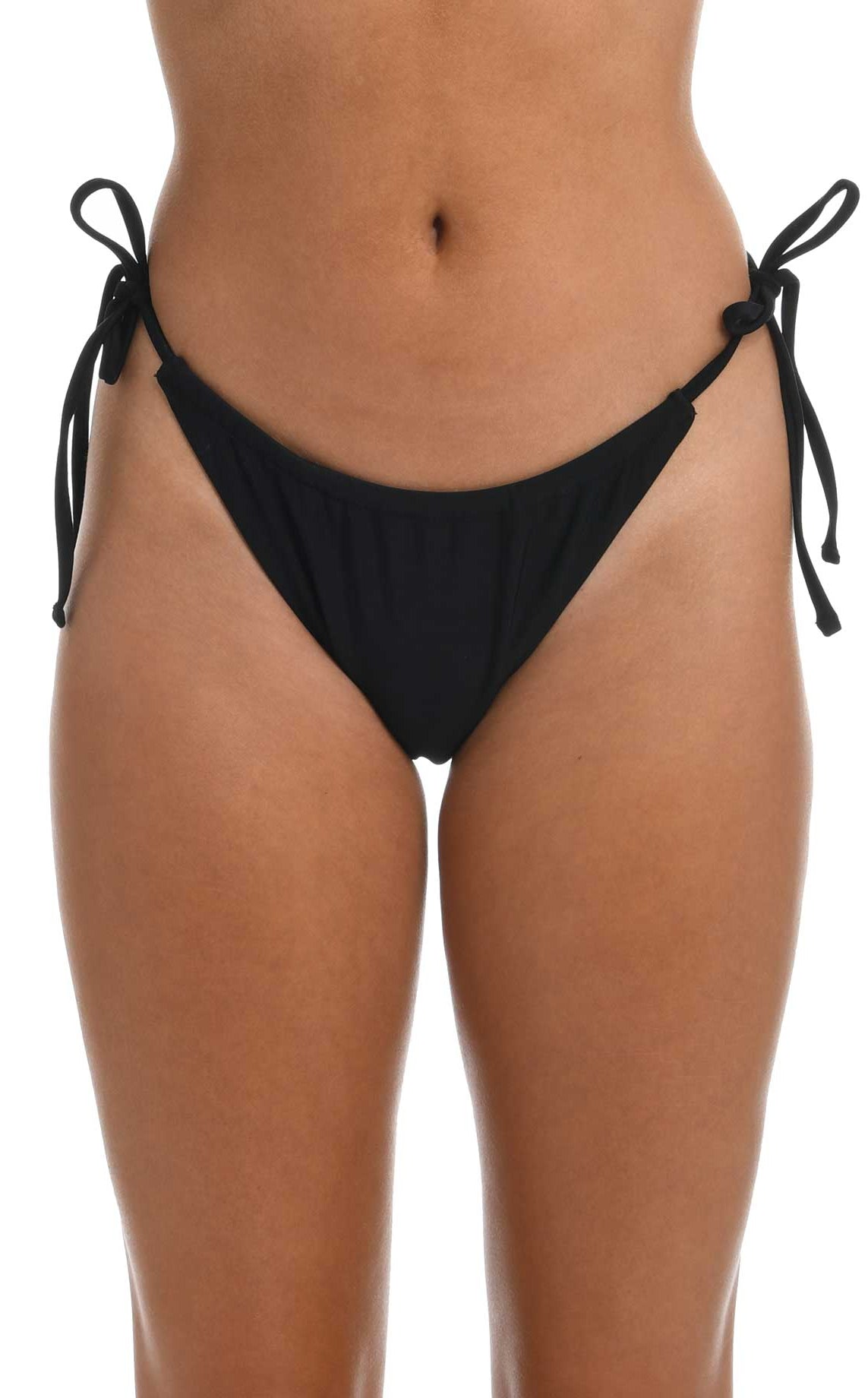 Hobie: Solids Tie Side Tang Pant - BLACK