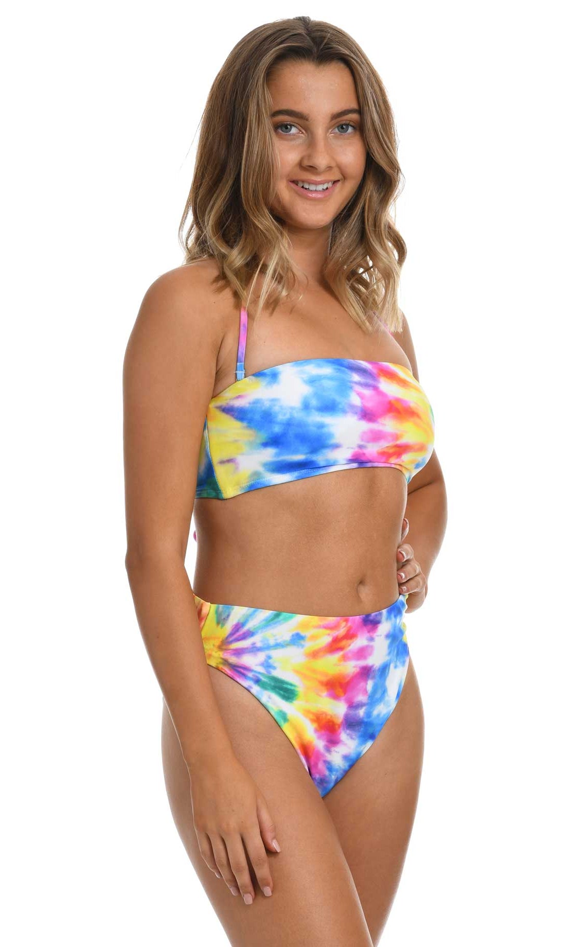 Hobie: To Dye For Clean Bandeau Bikini Top