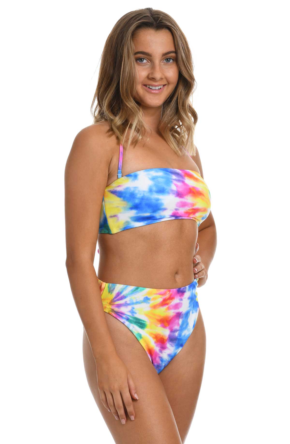 Hobie: To Dye For Clean Bandeau Bikini Top