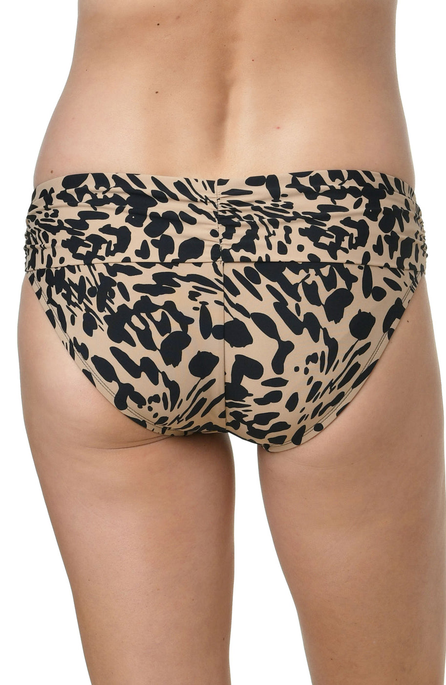 Jantzen: Wild Camouflage Foldover Hipster Bikini Bottom