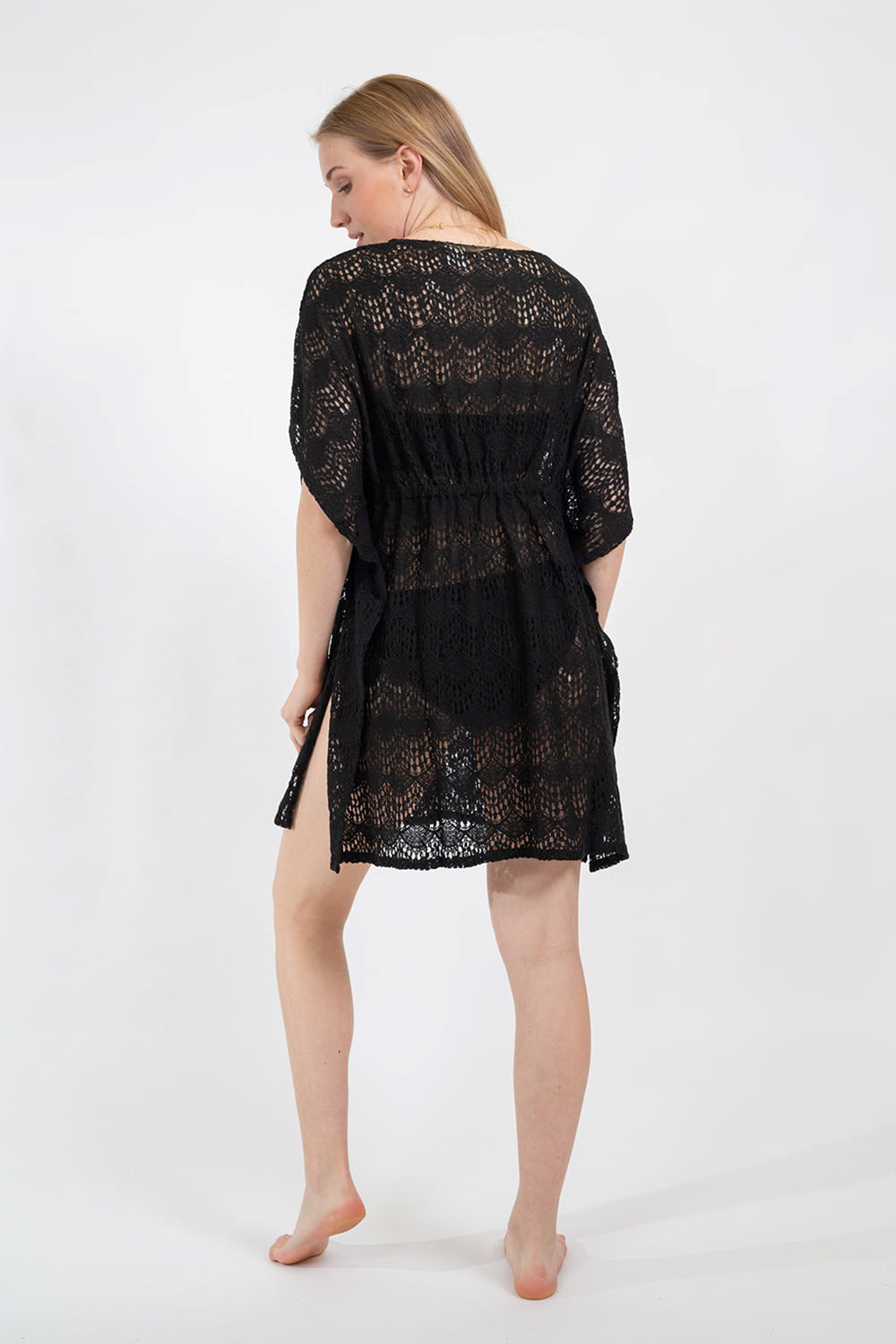 Koy Resort: Flamenco Kaftan - BLACK