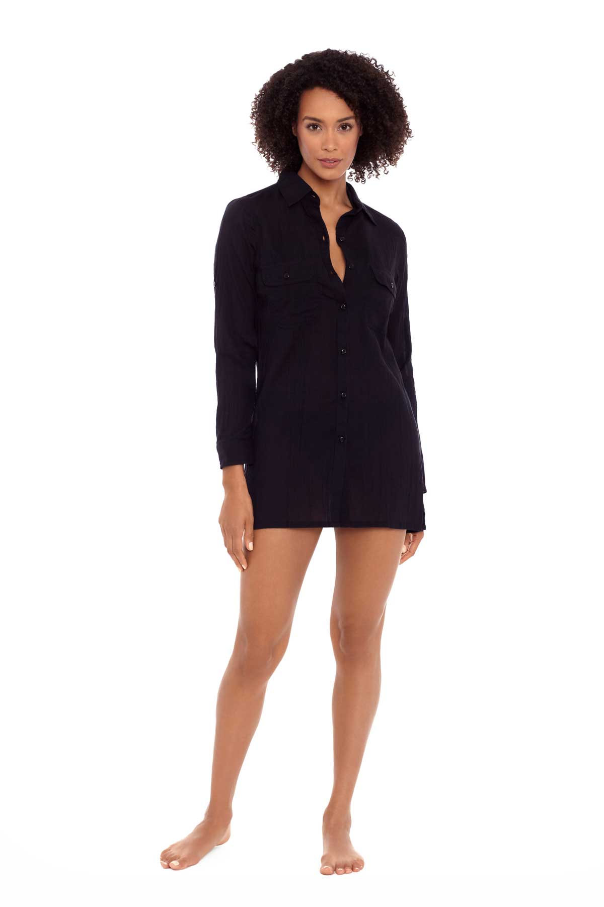 Lauren: Crushed Cotton Campshirt