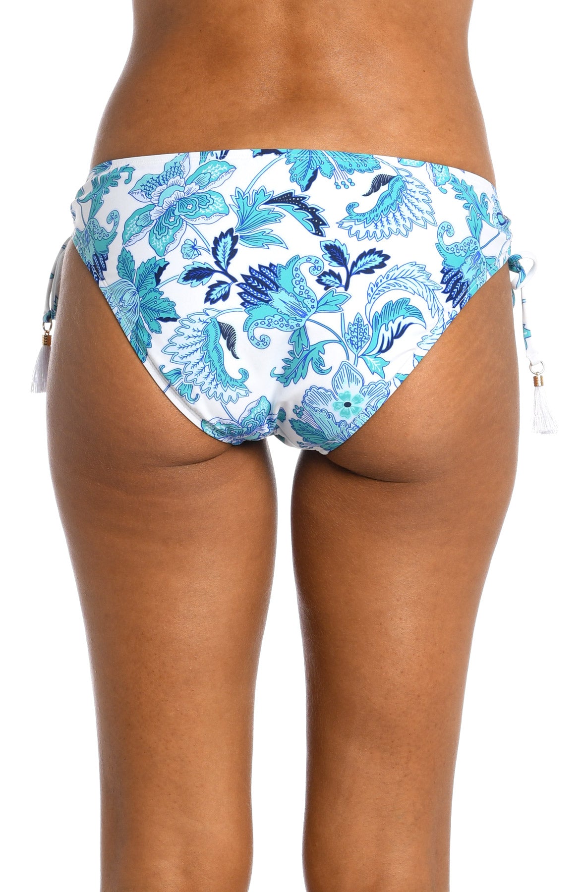La Blanca Santorini Sun Adjustable Loop Hipster Bottom in Emerald, alternate view