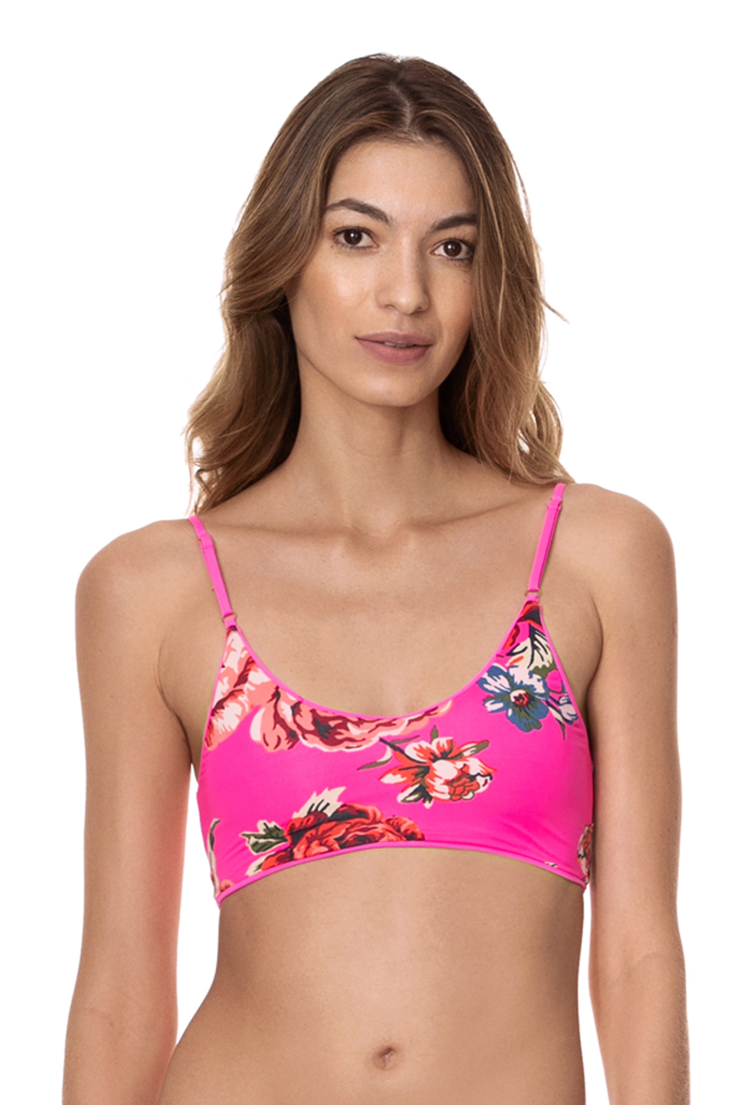 Maaji: Fuchsia Agate Costa Classic Bralette Bikini Top