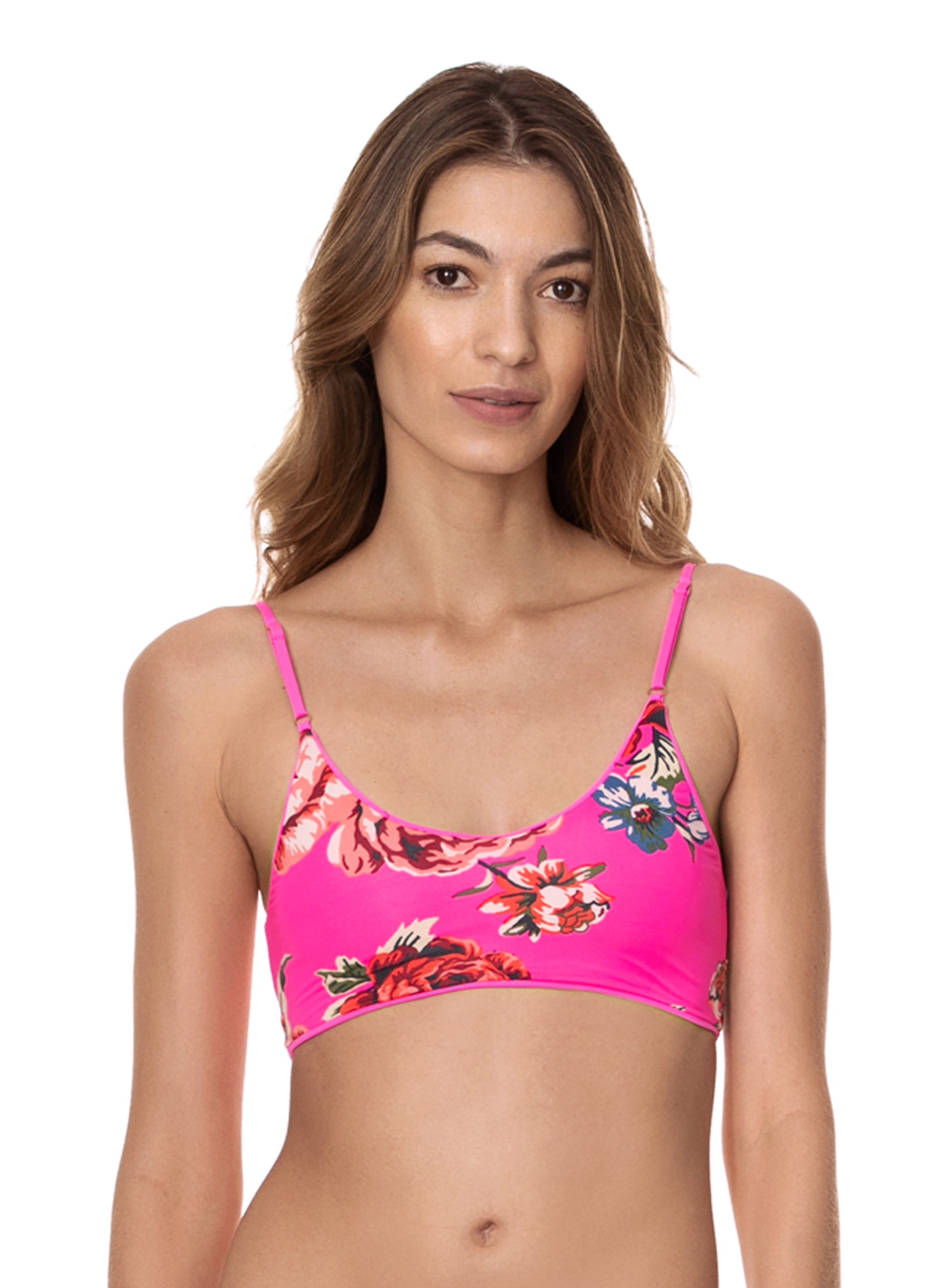 Maaji: Fuchsia Agate Costa Classic Bralette Bikini Top