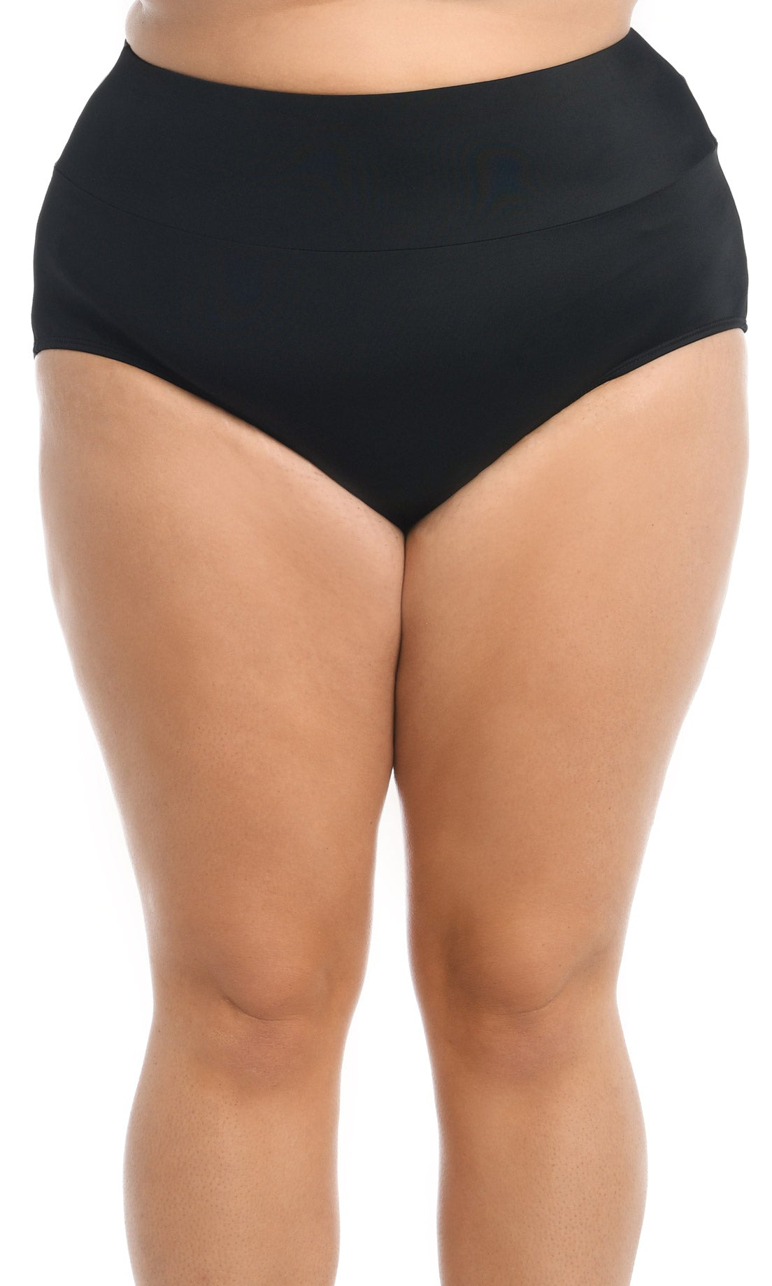 Maxine Plus Solid Wide Band Full Brief
