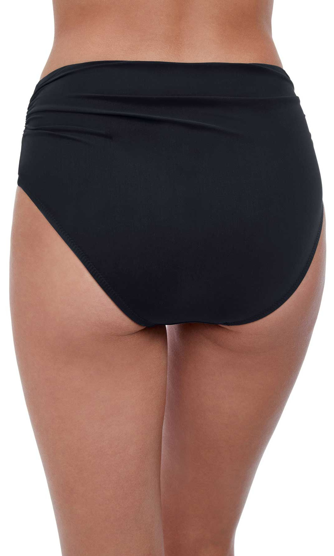 Profile: Tutti Frutti Solid Side Shirred Bottom - BLACK