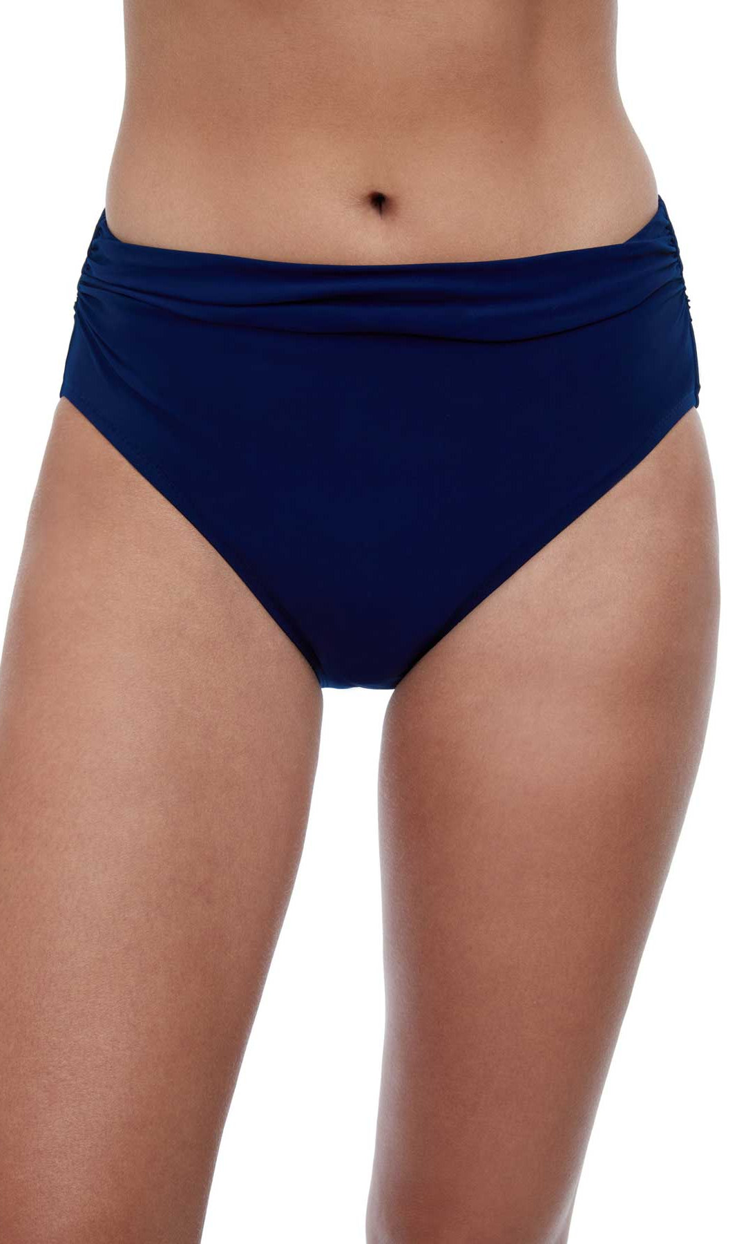 Profile: Tutti Frutti Solid Side Shirred Bottom - NAVY