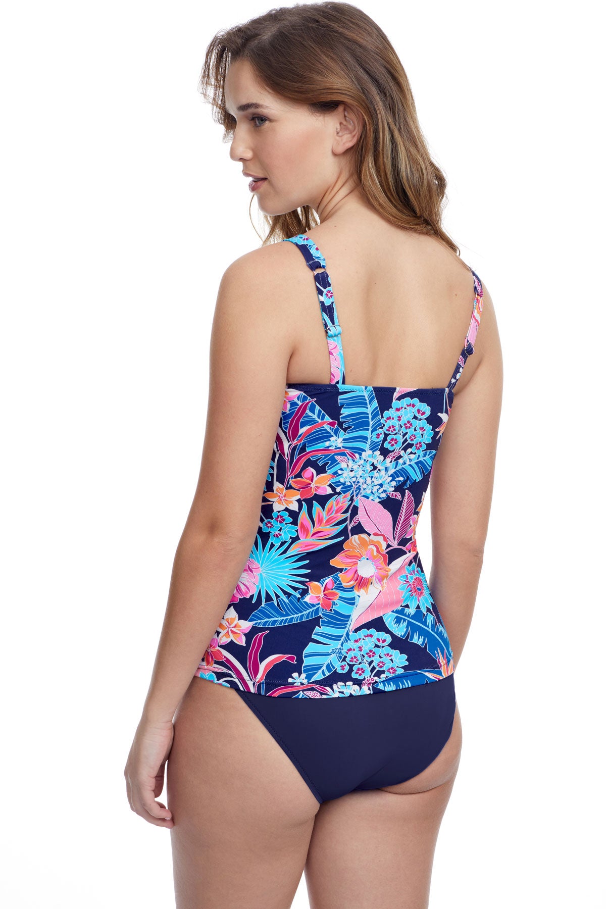 Profile: Bohemian Gypsy D Cup Tankini Top - BLUE MULTI