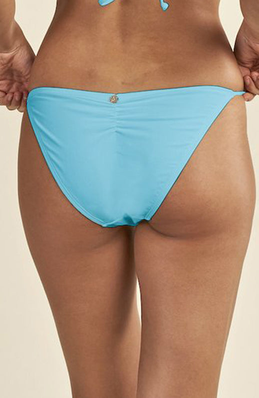 Quintsoul: Essentials Solid Tie Side Bottom - AQUA