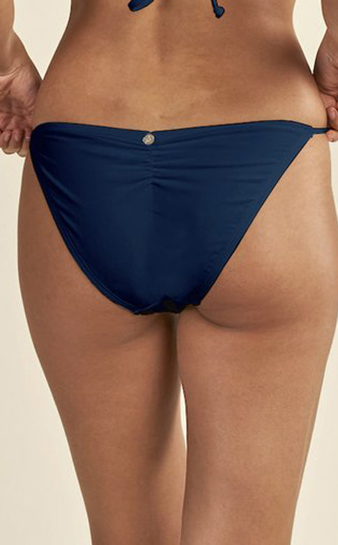 Quintsoul: Essentials Solid Tie Side Bottom - NAVY