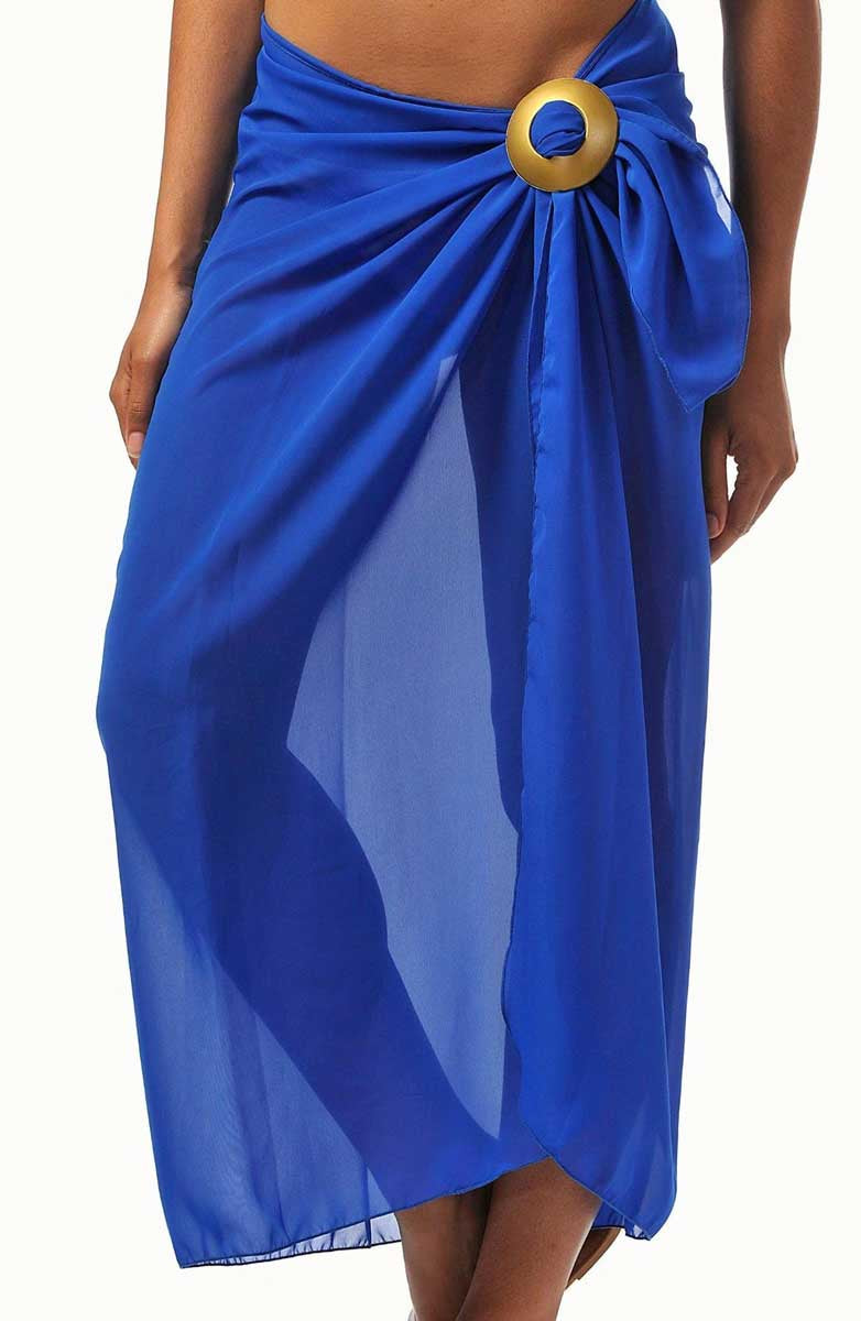 Rapz: Long Georgette Sarong - ROYAL