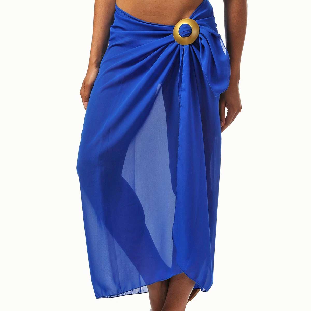 Rapz: Long Georgette Sarong - ROYAL