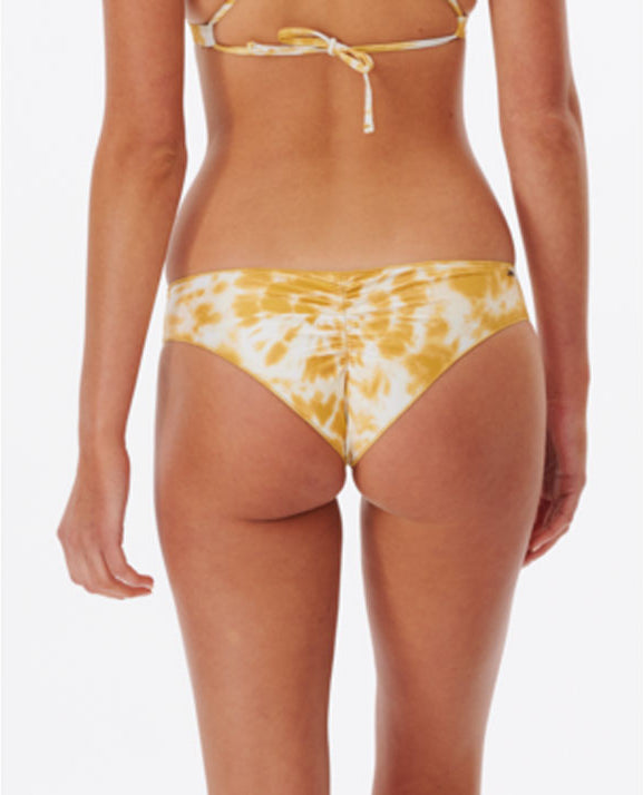 Rip Curl: Classic Surf Cheeky Bikini Bottom - MUSTARD