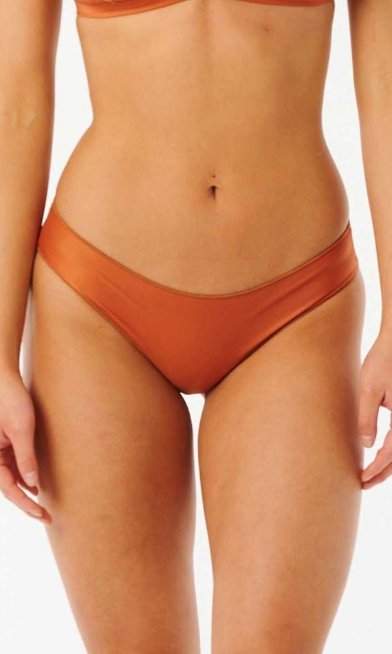 Rip Curl: Classic Surf Cheeky Bikini Bottom - AUBURN