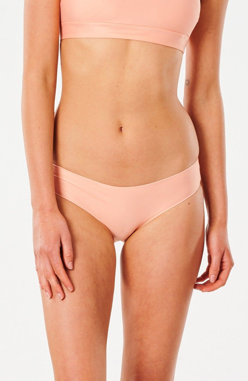 Rip Curl: Classic Surf Cheeky Bikini Bottom - PEACH