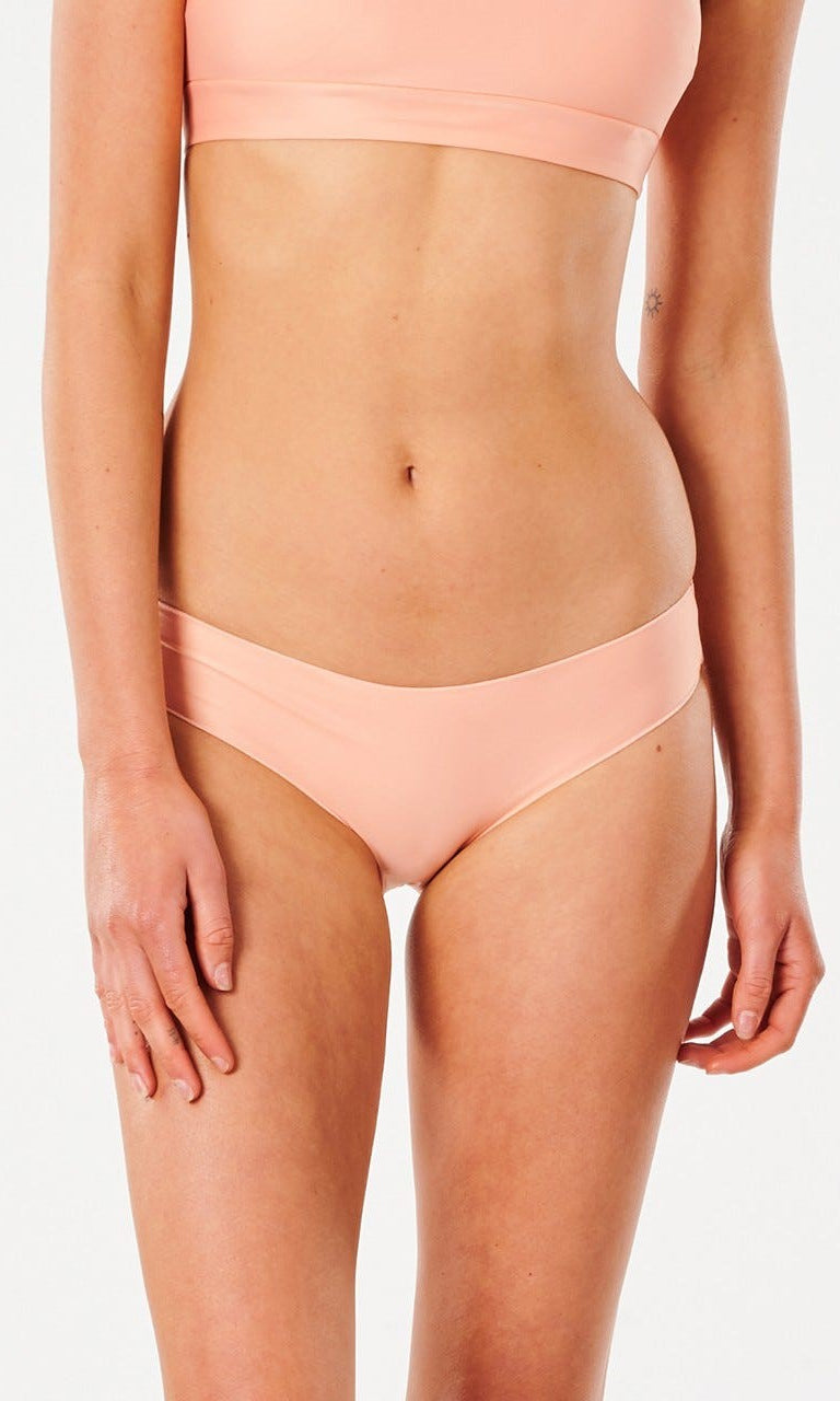 Rip Curl: Classic Surf Cheeky Bikini Bottom - PEACH