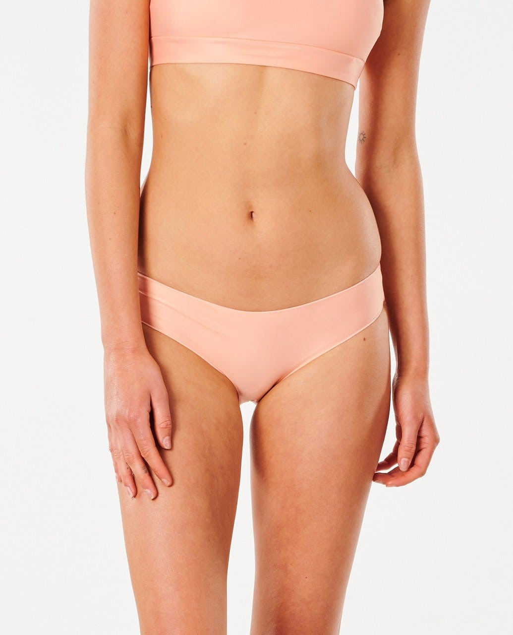Rip Curl: Classic Surf Cheeky Bikini Bottom - PEACH