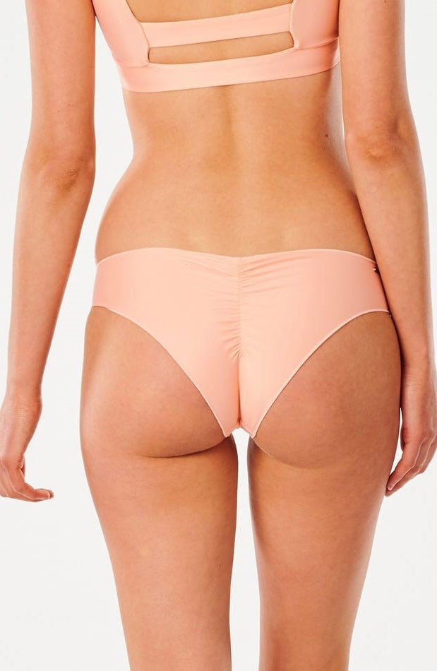Rip Curl: Classic Surf Cheeky Bikini Bottom - PEACH