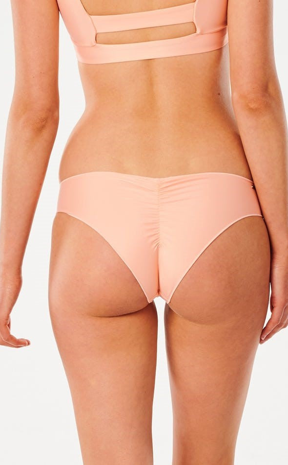 Rip Curl: Classic Surf Cheeky Bikini Bottom - PEACH