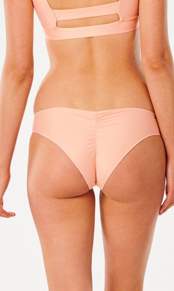 Rip Curl: Classic Surf Cheeky Bikini Bottom - PEACH