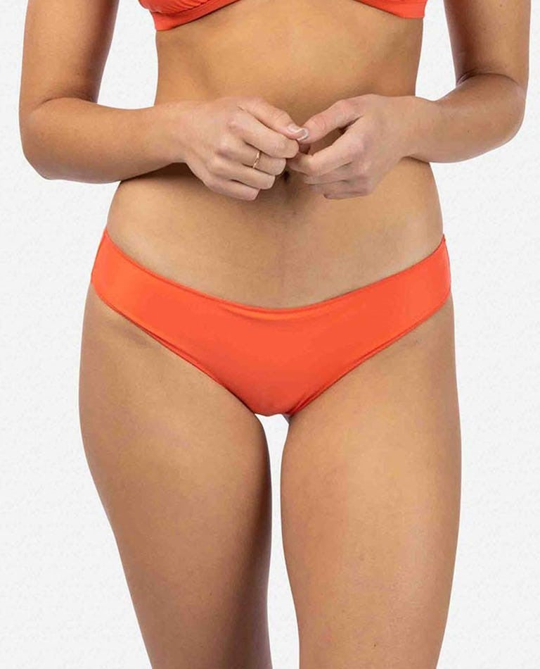 Rip Curl: Classic Surf Cheeky Bikini Bottom - TANGERINE