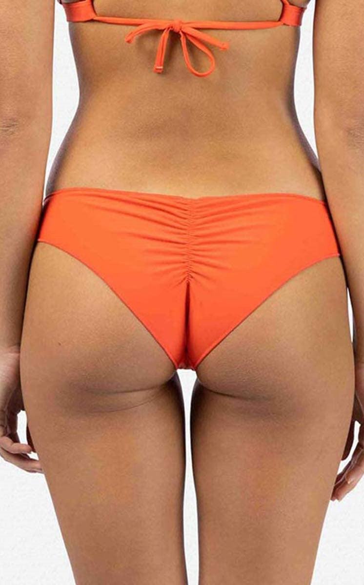 Rip Curl: Classic Surf Cheeky Bikini Bottom - TANGERINE